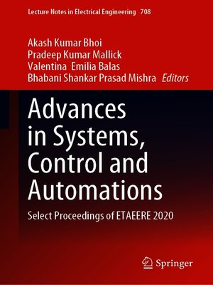 cover image of Advances in Systems, Control and Automations